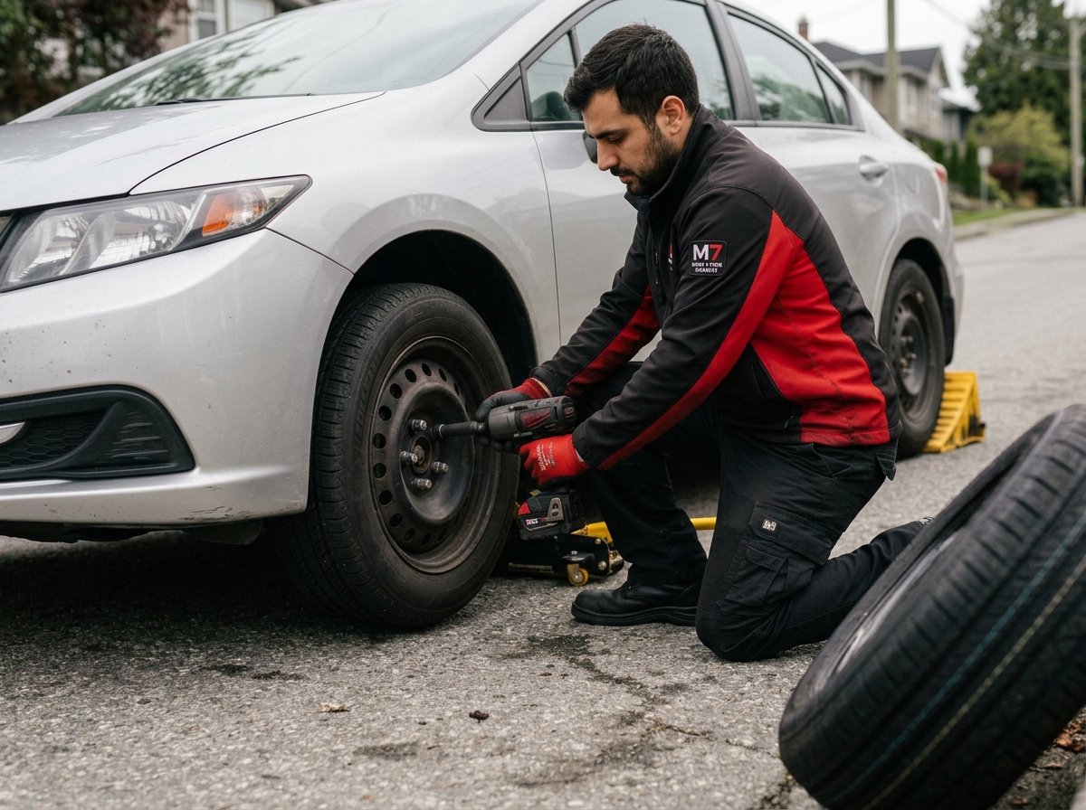 Mobile Tire Change Services West Vancouver BC