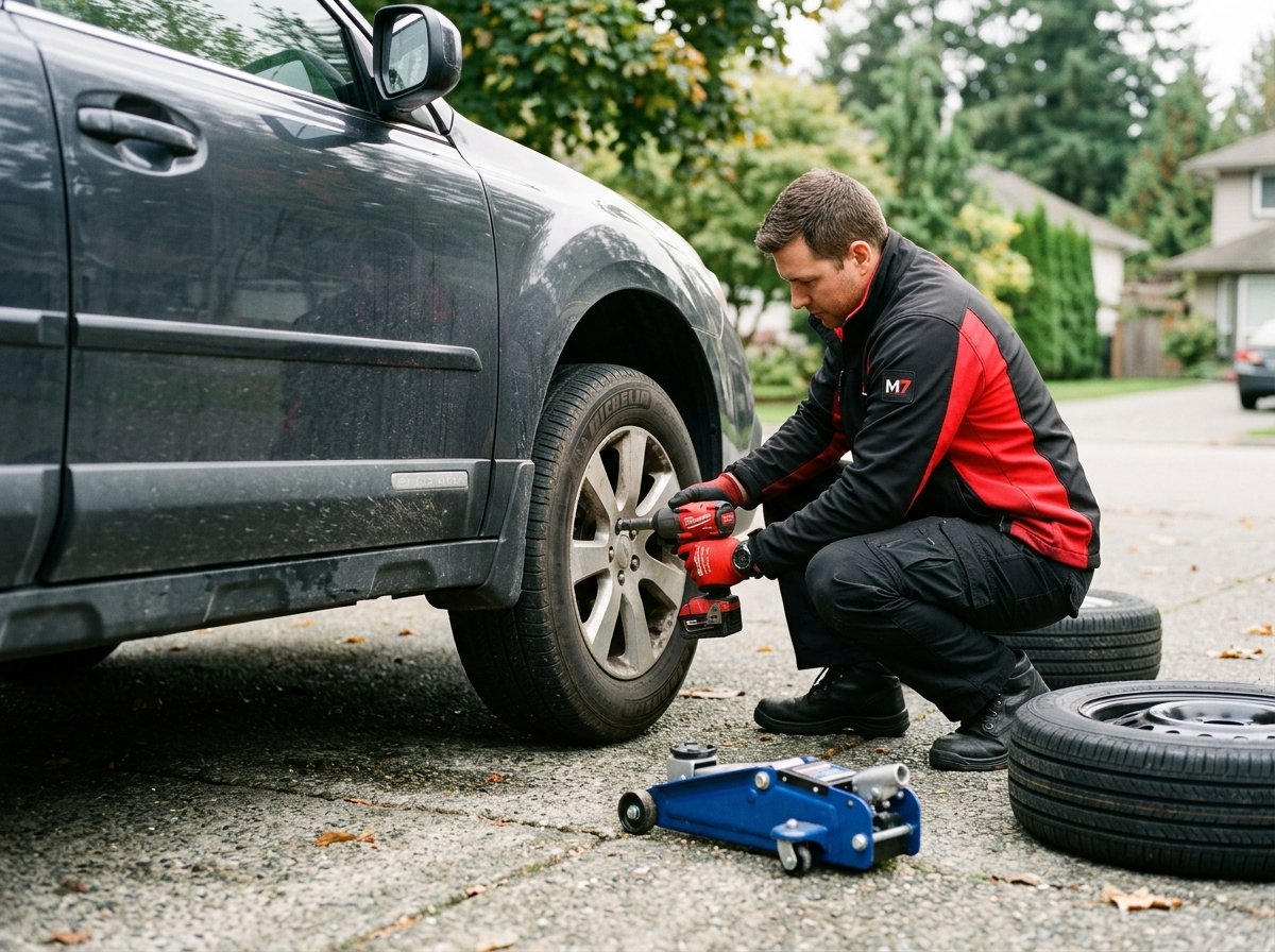 Mobile Tire Change Services West Vancouver BC