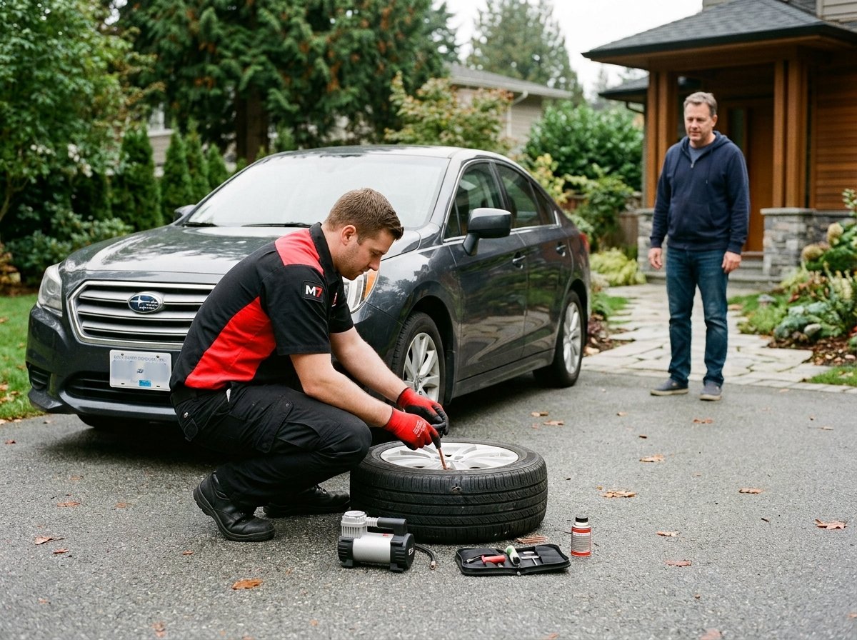 Mobile Flat Tire Repair Services Surrey BC