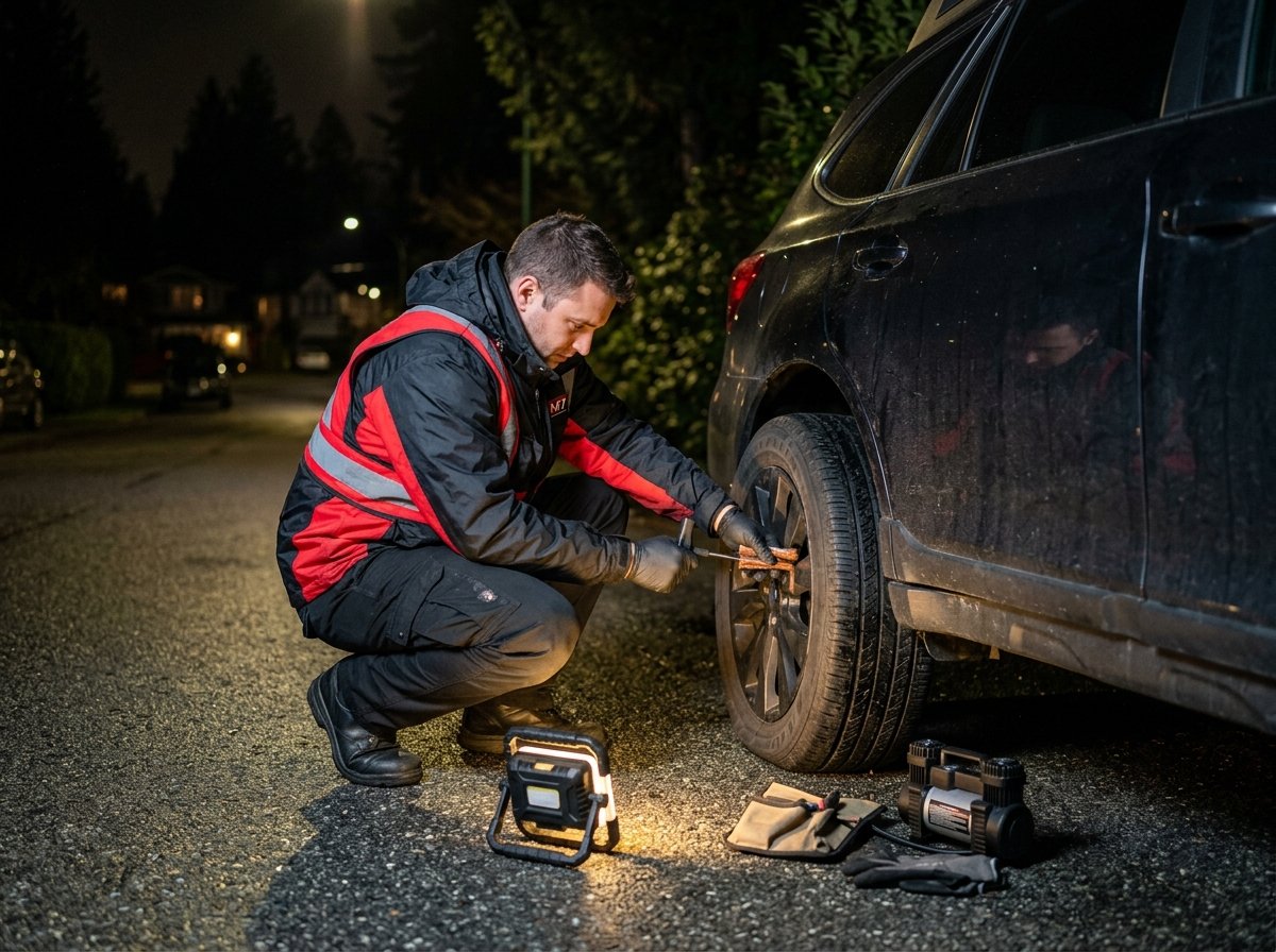 Mobile Flat Tire Repair Services Surrey BC