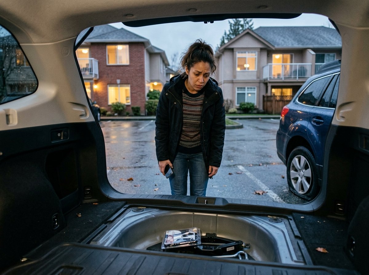 No Spare in Metrotown? Book a Mobile Tire Change Without Towing