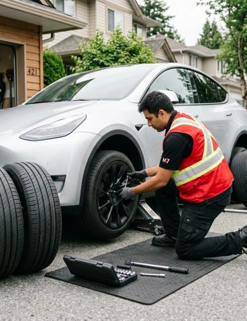 EV Tire Install Services Burnaby BC​