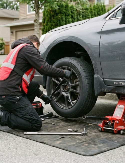 Emergency Tire Change Services Richmond BC