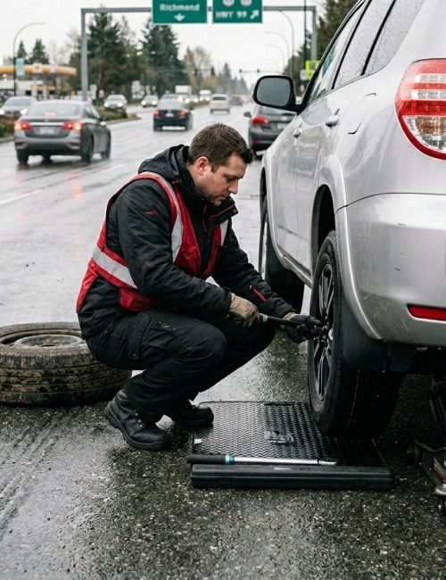 Emergency Tire Change Services Richmond BC
