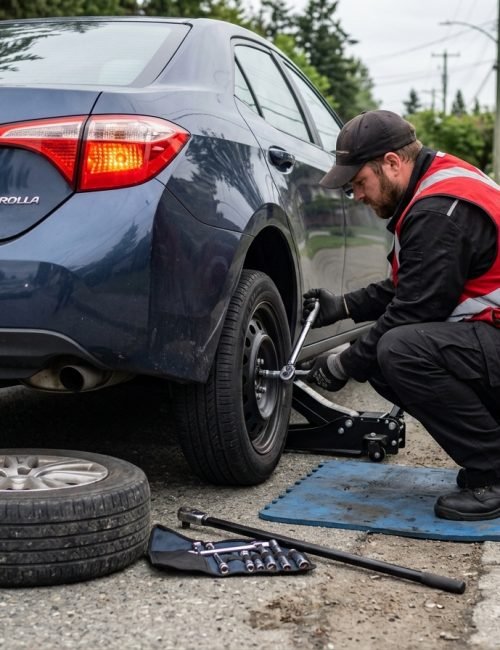 Emergency Tire Change Services Richmond BC