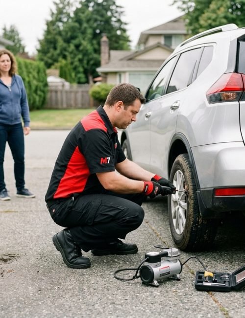 Mobile Flat Tire Repair Services North Vancouver BC