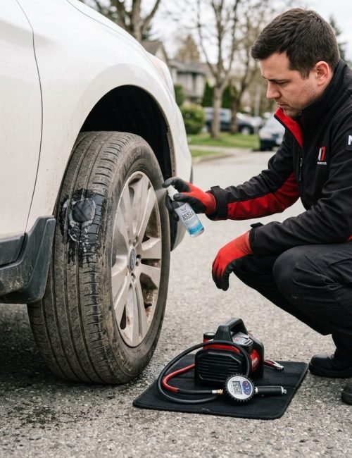 Mobile Flat Tire Repair Services Surrey BC
