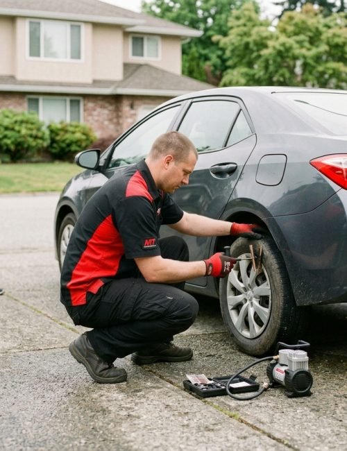 Mobile Flat Tire Repair Services West Vancouver BC