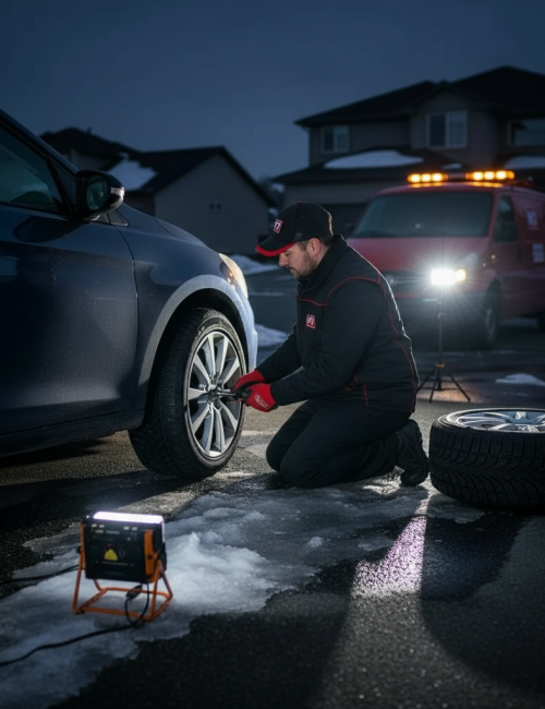 Mobile Tire Change Services Burnaby BC