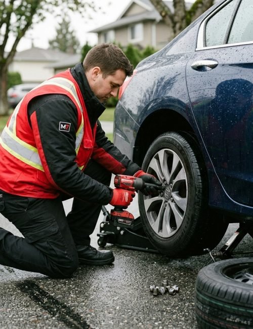 Mobile Tire Change Services Delta BC