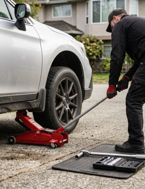Mobile Tire Change Services Langley BC​