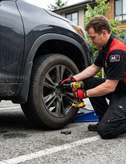 Mobile Tire Change Services New Westminster BC