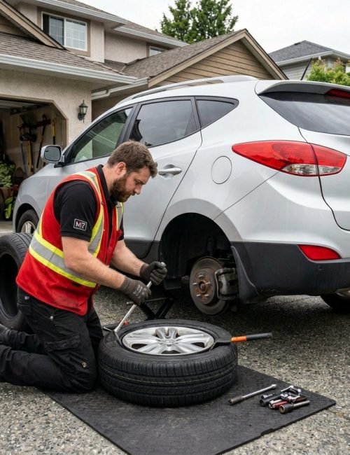Mobile Tire Change Services Richmond BC​