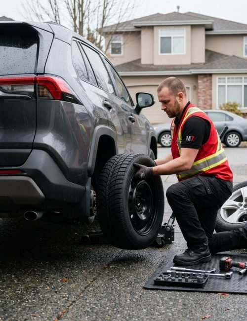 Mobile Tire Change Services Richmond BC​