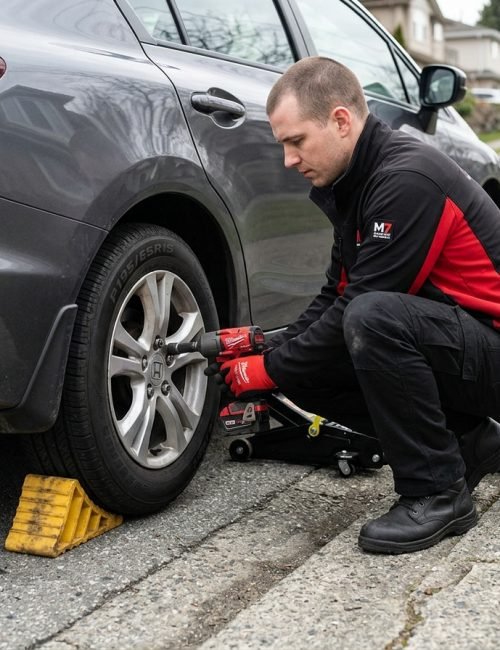 Mobile Tire Change Services UBC BC