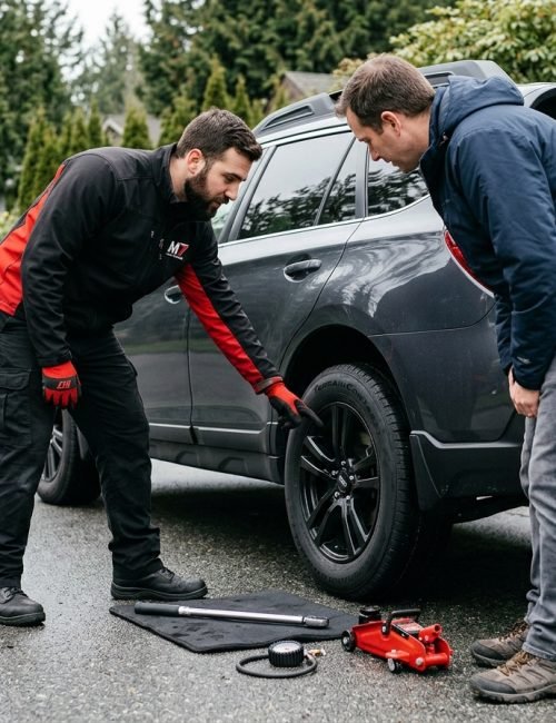 Mobile Tire Change Services West Vancouver BC