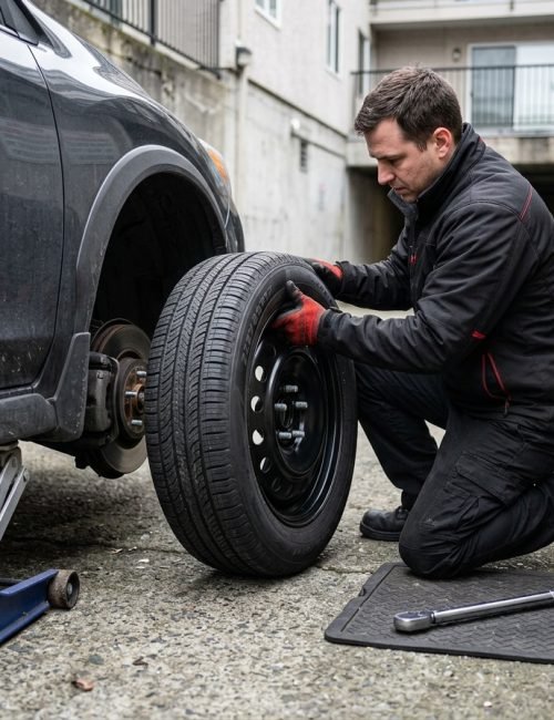 Mobile Tire Change Services West Vancouver BC