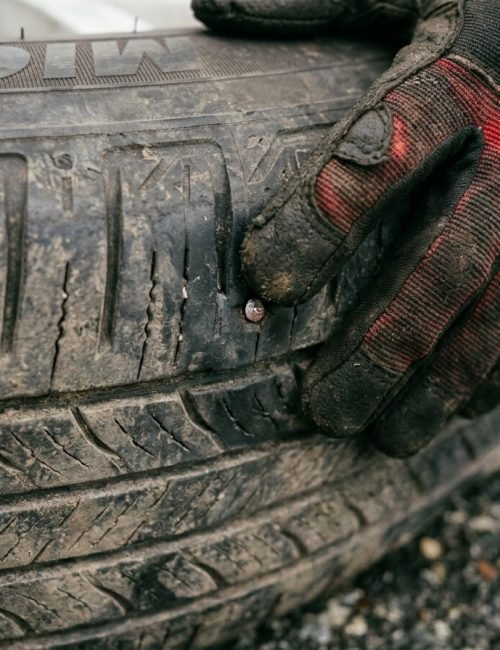 Nail in Tire Repair Services Richmond BC