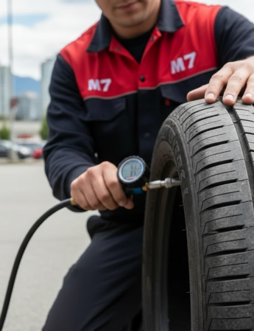Nail in Tire Repair Services Vancouver BC