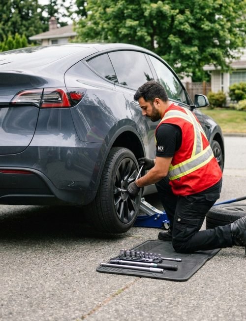 Off-Rim Tire Change Services Richmond BC​