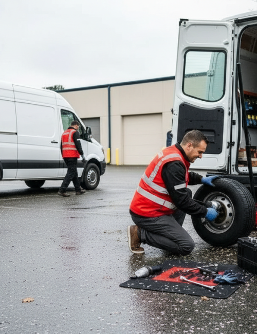 Off-Rim Tire Change Services Vancouver BC