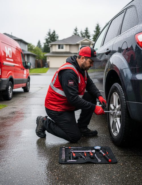 On-Rim Wheel Swap Services Burnaby BC