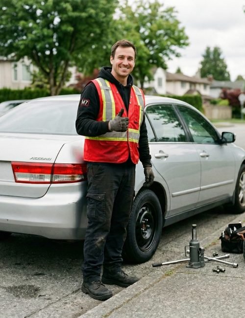 Roadside Flat Repair Services Burnaby BC​