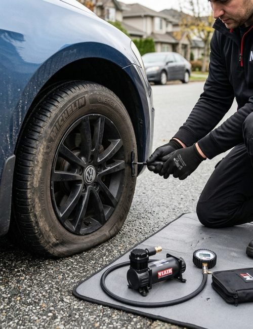 Roadside Flat Repair Services Richmond BC