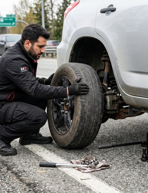 Roadside Tire Change Services Richmond BC