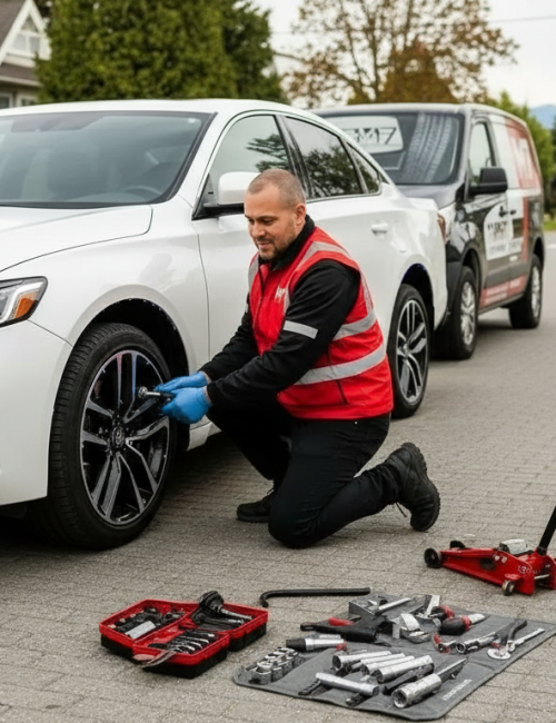 Roadside Tire Change Services Vancouver