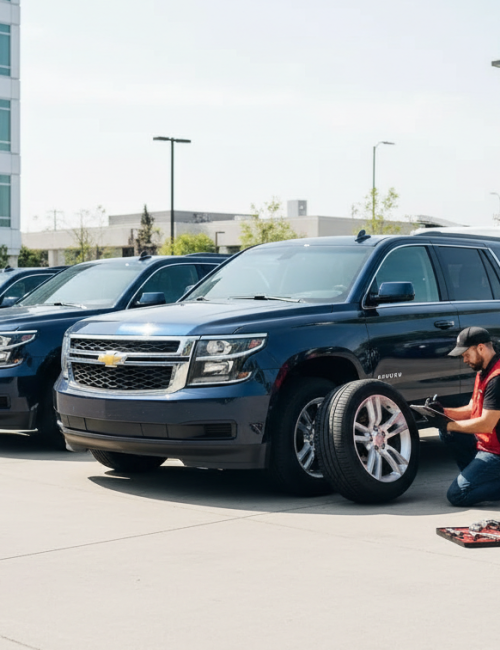 SUV Tire Change Services Vancouver BC