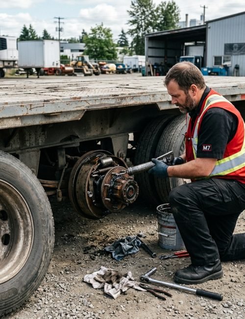 Trailer & Caliper Greasing Services Burnaby BC​