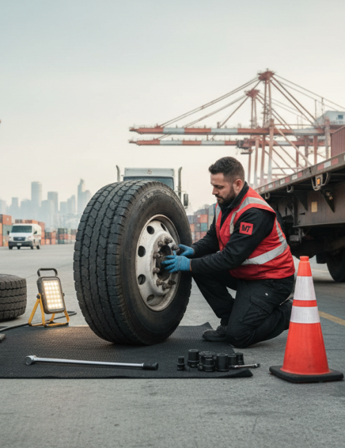 Truck Tire Change Services Burnaby BC