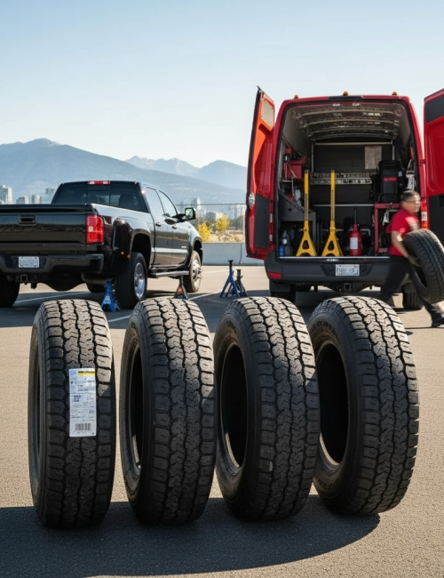 Truck Tire Install Services Vancouver BC